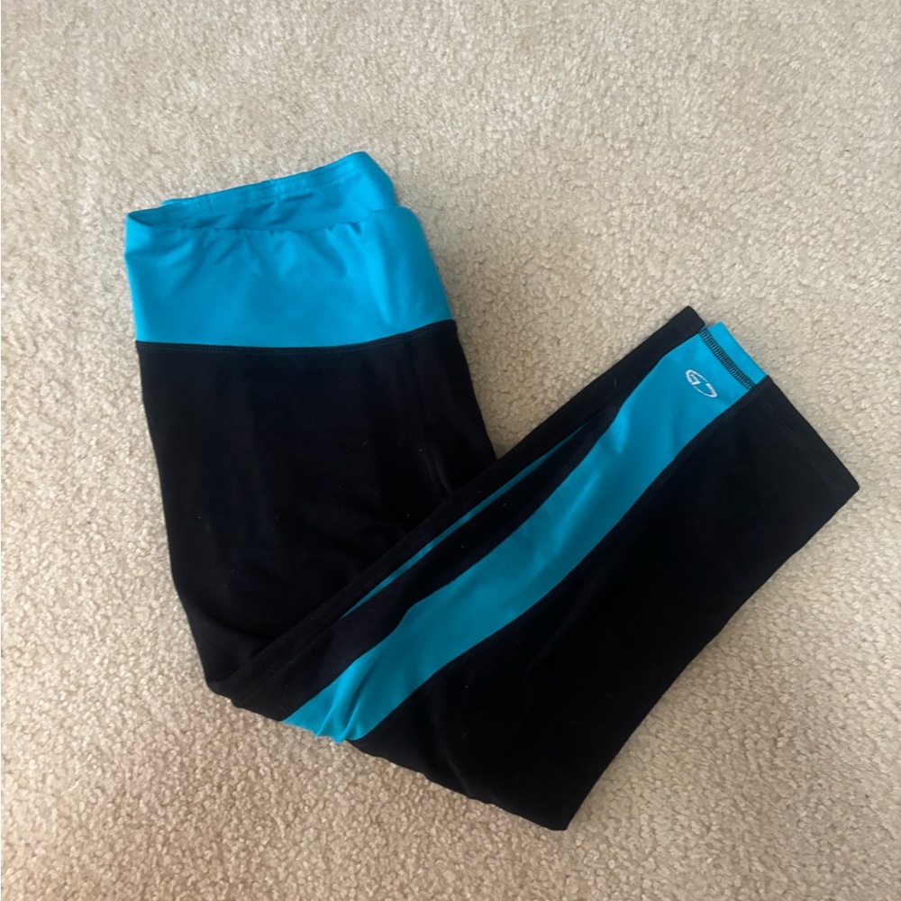 Champion Black and Blue Athletic Leggings